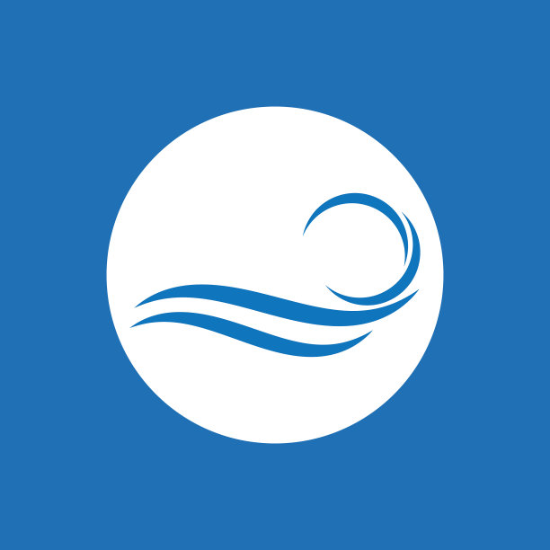 水波标志设计图片下载