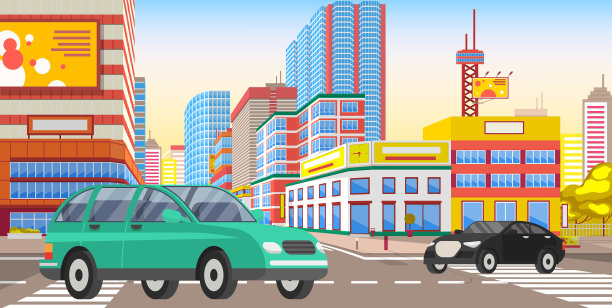 装有有色玻璃的不同类型的汽车图片下载