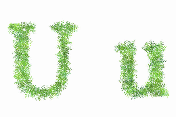 阿拉伯式英语字母U图片下载