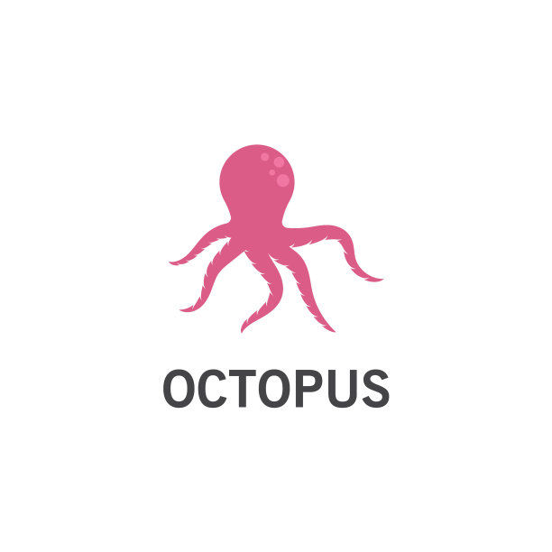 章鱼logo设计图片下载