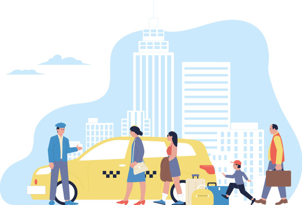 用家庭出租车去黄车市图片下载