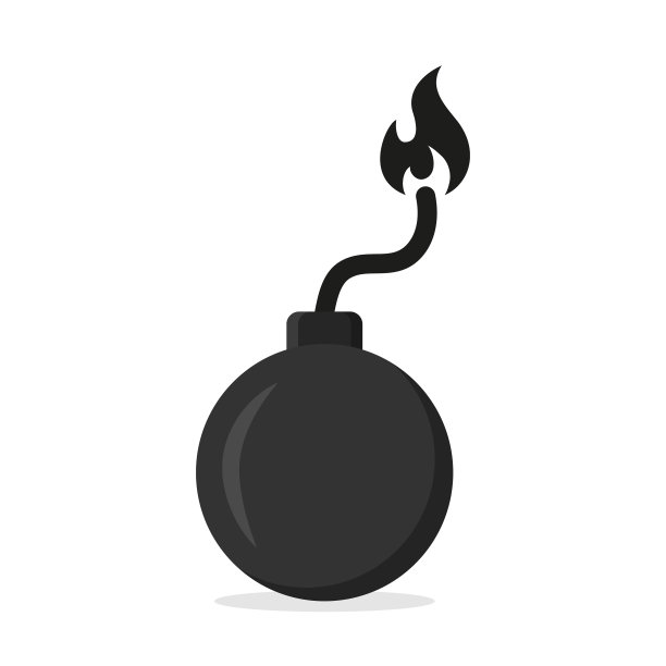 炸弹图标炸药卡通爆炸武器图片下载