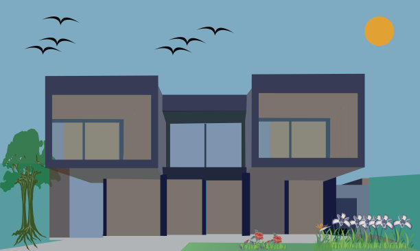 住宅景观设计概念理念图片下载