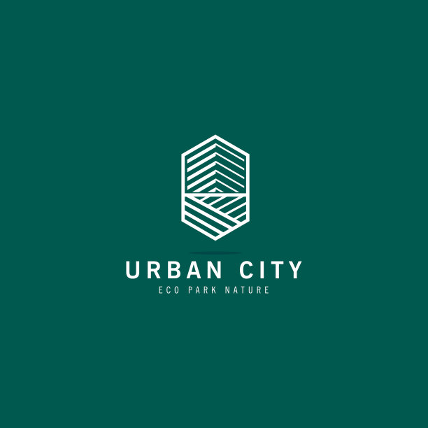 创意抽象城市标志设计风格图片下载