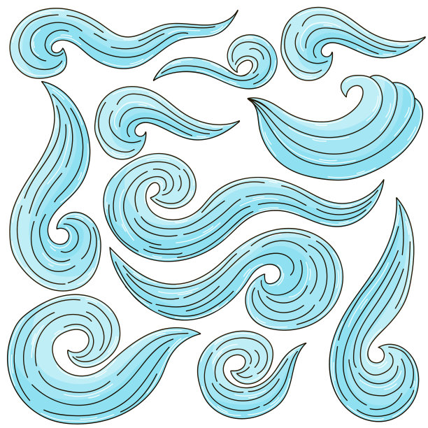 神话和设计元素在手绘风格图片下载