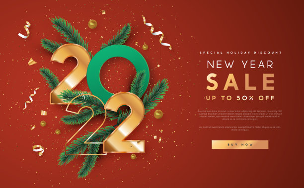 2022年新春特卖假期打折图片下载