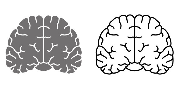 简单的说明大脑，图标图片下载