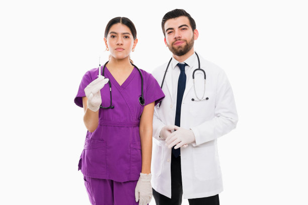 有吸引力的男医生和女护士图片下载