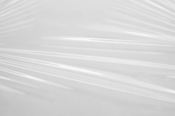白色透明塑料薄膜包裹纹理背景图片下载