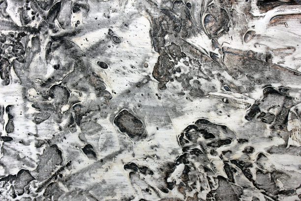 帆布上的抽象丙烯画。模仿肮脏的表面，grunge背景。图片下载