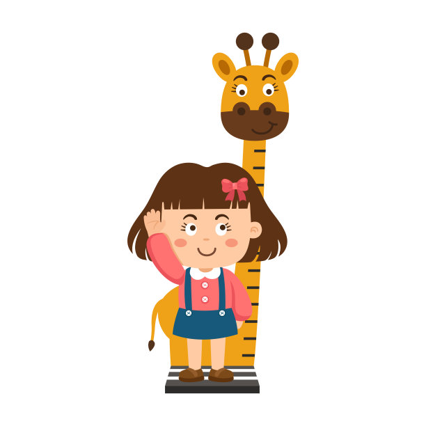 米墙与姑娘。矢量图图片下载