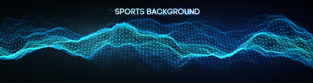 运动背景矢量图，混合媒体跑步，足球网站背景，综合运动团队概念，足球网站背景图片下载