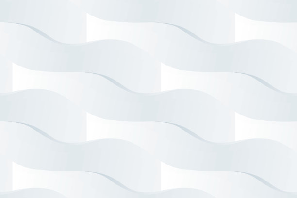 无缝图案与装饰墙。波浪几何形状的抽象背景。经典风格的白色极简主义背景。矢量插图。图片下载