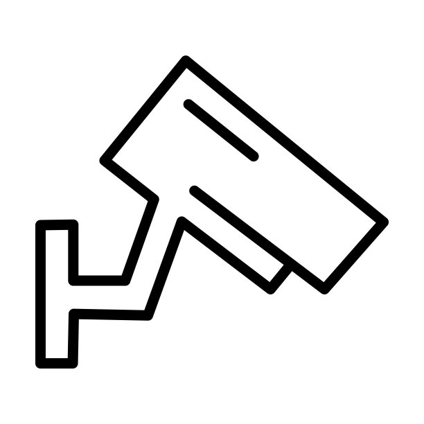 警惕性图标从用户界面收集。薄线性警惕性，保护，安全轮廓图标孤立在白色背景上。线矢量警戒标志，网络和移动标志。图片下载