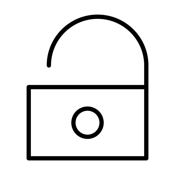 从用户界面集合中解锁图标。薄线性unblocked, unblock，解决方案轮廓图标孤立在白色背景上。线矢量畅通标志，网络和移动符号。图片下载