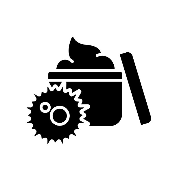 过期的护肤产品黑色字形图标图片下载