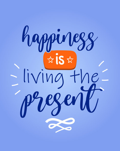 鼓励五颜六色的海报。现代色彩。完美的印刷或装饰。图片下载