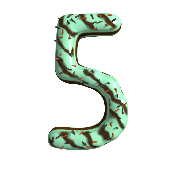 巧克力薄荷蛋糕主题字体5号图片下载