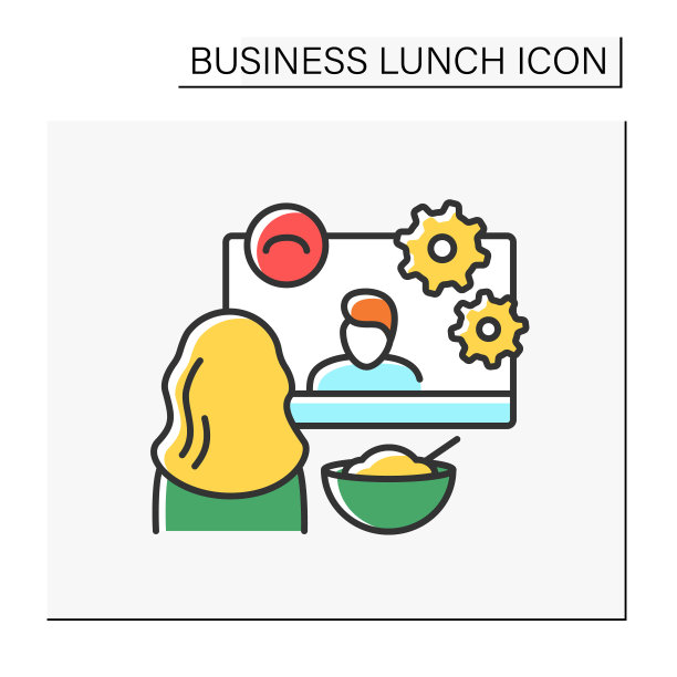 视频会议颜色图标图片下载