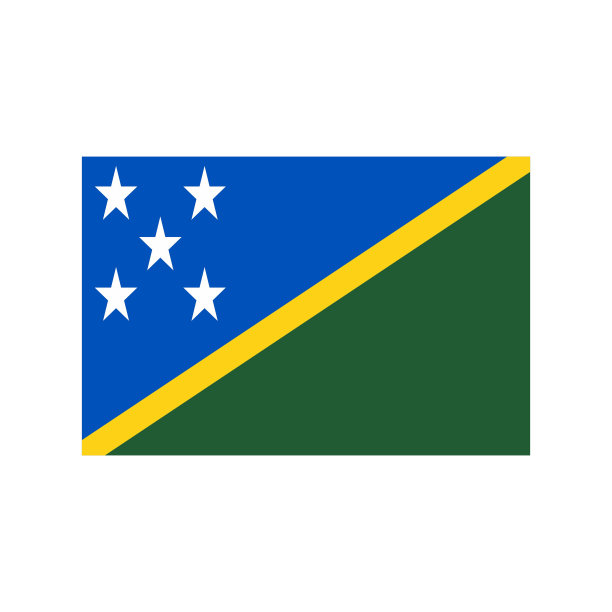 所罗门群岛平面图标图片下载