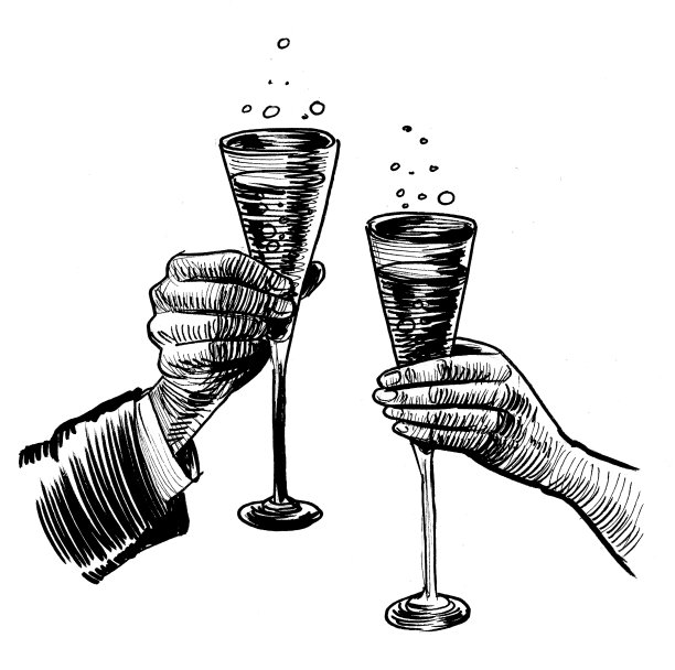手拿香槟图片下载