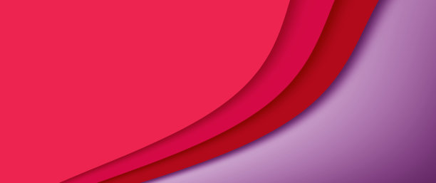 红色纸张梯度重叠紫色背景，全景布局，书封面的设计模板。图片下载