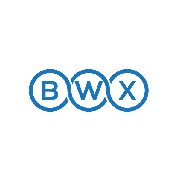 白色背景上的bwx字母logo设计图片下载