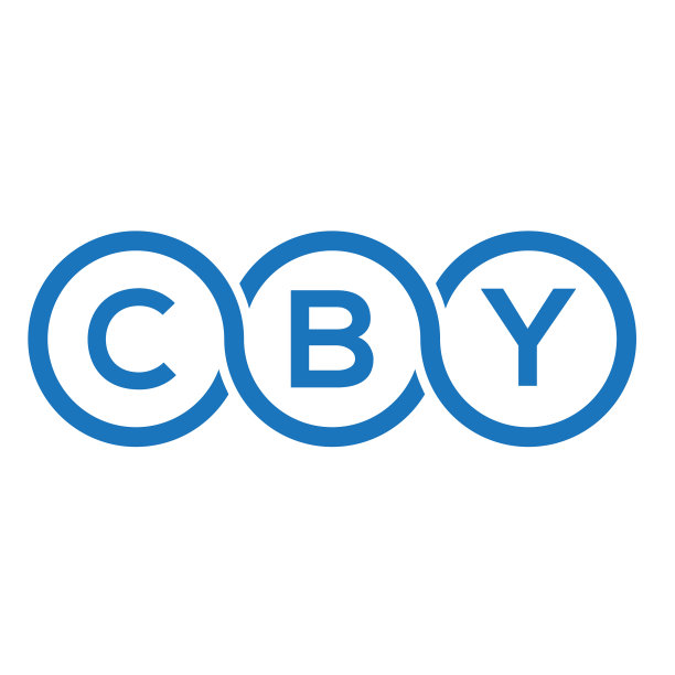 CBY字母标志设计，白色背景图片下载