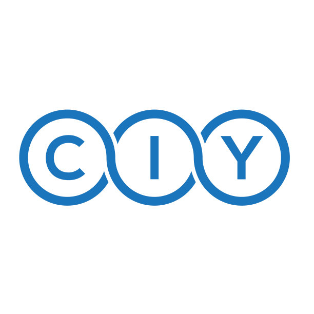 城市字母标志设计在白色背景城市图片下载