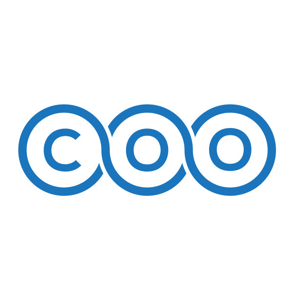 COO字母标志设计，白色背景图片下载