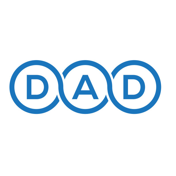 爸爸信标志设计在黑色的背景爸爸图片下载