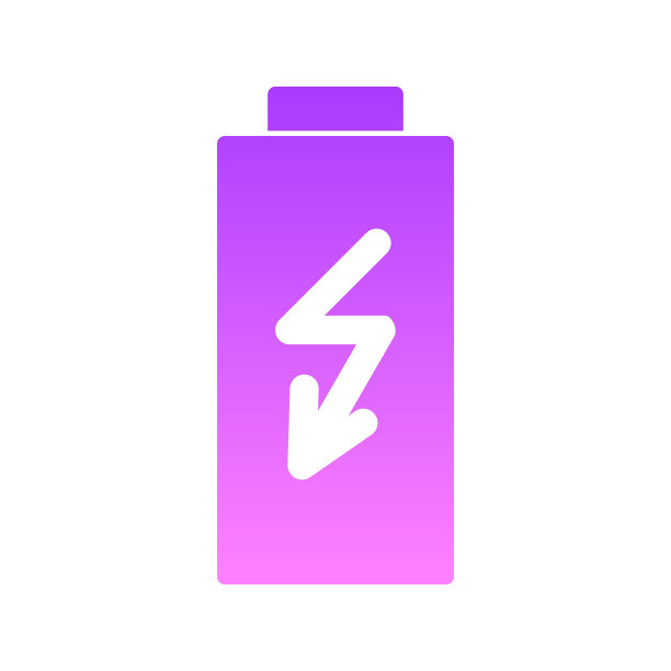 电池字形梯度图片下载