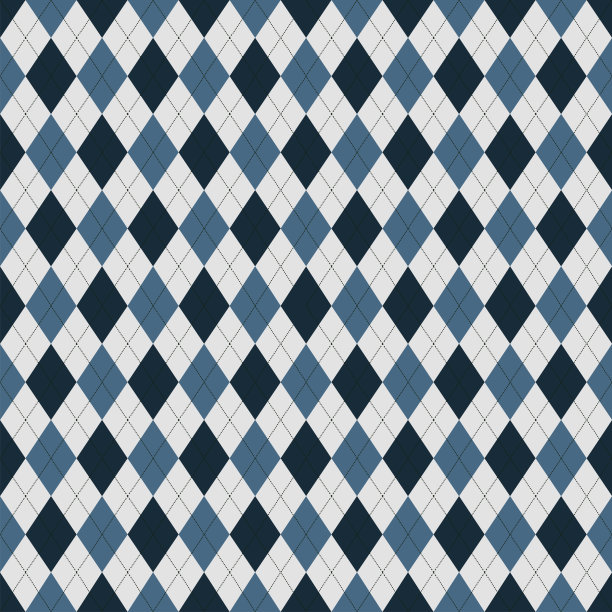 无缝的菱形台布图案。向量图片下载