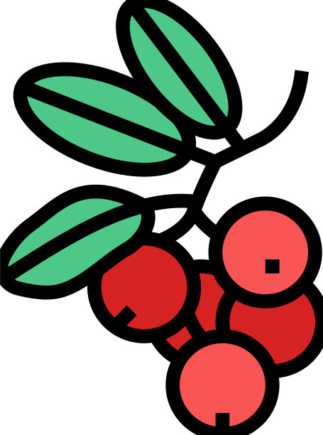 越橘色图标图片下载