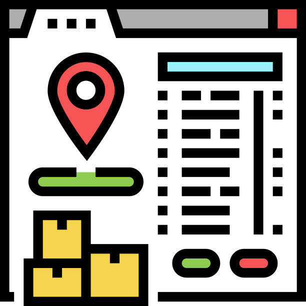 库存移动等待报告颜色图标图片下载