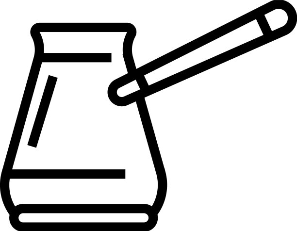 塞泽为冲泡咖啡线的图标图片下载