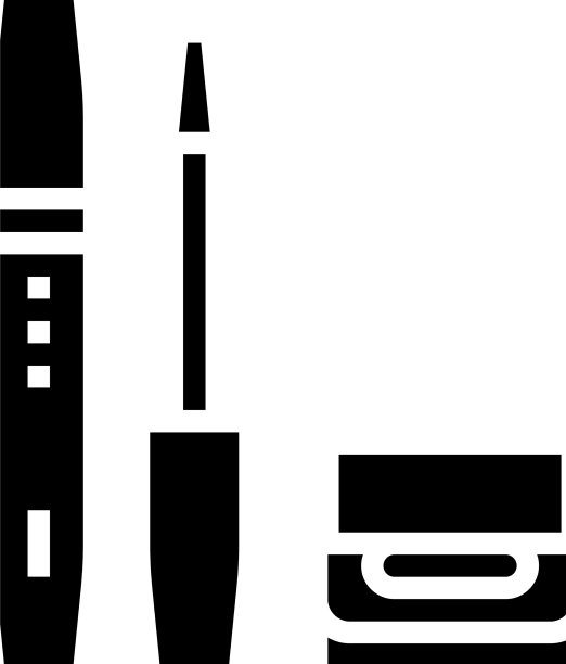 眉凝胶字形图标图片下载