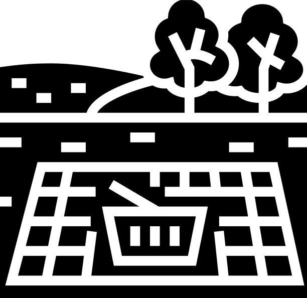 野餐公园字形图标图片下载