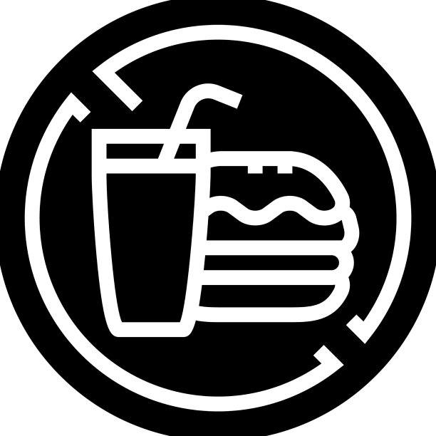 食品禁令符号图标图片下载