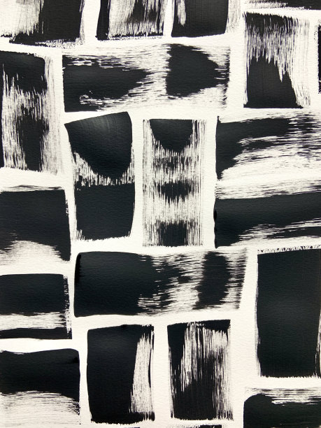 黑色画笔描边图片下载