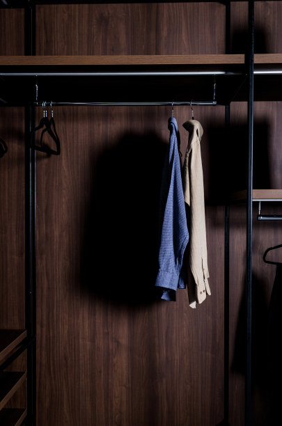 衣柜里的男士衬衫图片下载