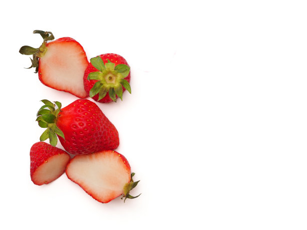 草莓横截面图片下载