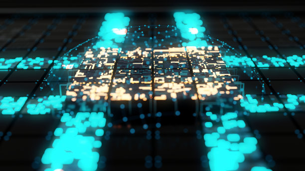 摘要区块链技术背景图片下载