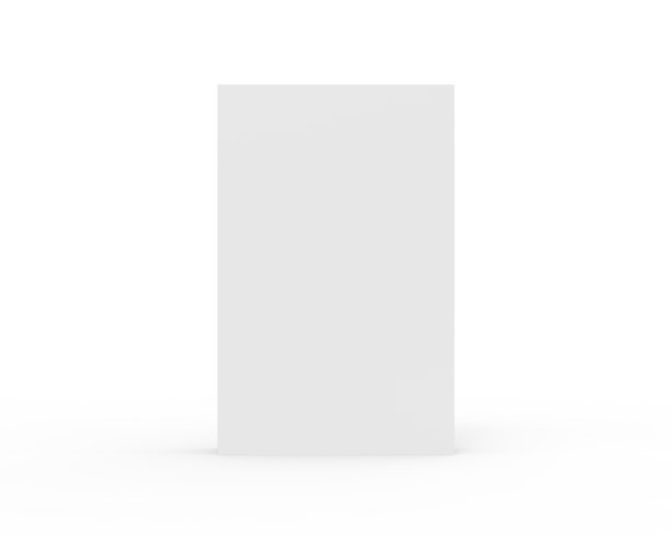空白火柴盒模型的品牌和推广，空纸包装火柴书模型在孤立的白色背景，3d渲染插图。图片下载
