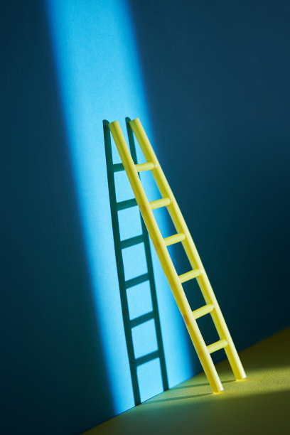 玩具梯子的颜色背景图片下载