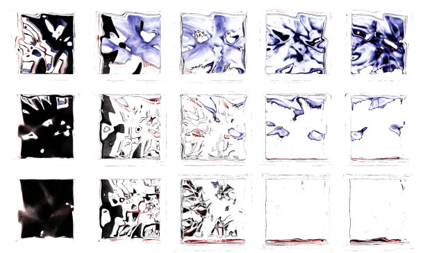 抽象几何背景由不同颜色的玻璃块制成。图片下载