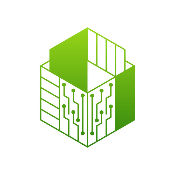 建筑技术电路标志设计图片下载