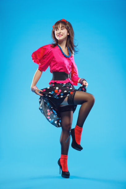 美女的女孩跳舞图片下载