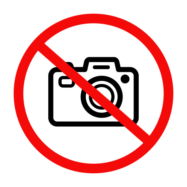 摄影禁止标志图片下载