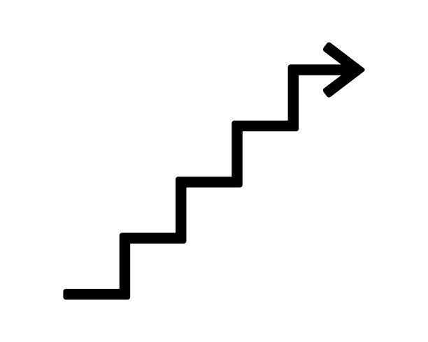 箭头，图形，楼梯图标图片下载